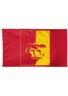 Pitt State Gorillas 3x5 Foot Silk Screen Grommet Flag - Red