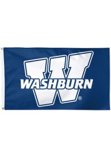 Washburn Ichabods 3x5 Foot Silk Screen Grommet Flag - Blue