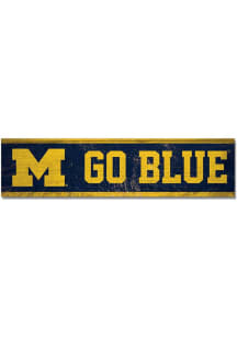 Michigan Wolverines 1.5x6 Wood Magnet