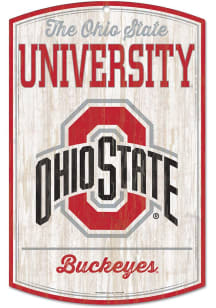 Ohio State Buckeyes retro Sign - Red