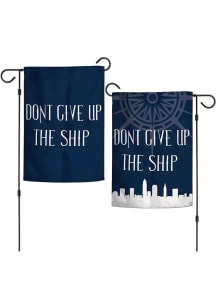 Cleveland Dont Give Up The Ship Garden Flag - Blue