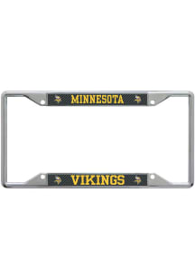 Minnesota Vikings Carbon License Plate Frame - Purple