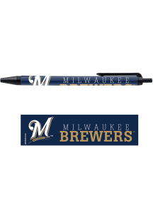 Milwaukee Brewers 5 Pack Pen - Navy Blue