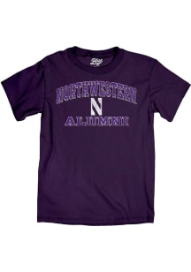Blue 84 Northwestern Wildcats Purple Alumni Style Short Sleeve T Shirt
