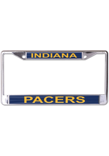 Indiana Pacers Metallic Printed License Plate Frame - Navy Blue