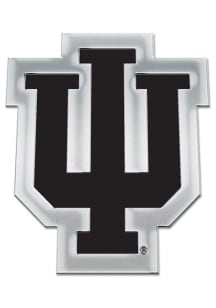 Indiana Hoosiers Chrome Team Logo Car Emblem - Red