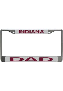 Indiana Hoosiers Dad License Plate Frame - Red