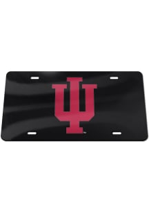 Indiana Hoosiers Red Silver and Black Car Accessory License Plate