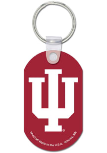 Indiana Hoosiers Aluminum Keychain - Red