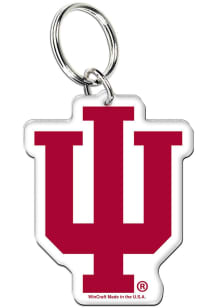 Indiana Hoosiers Premium Acrylic Keychain - Red