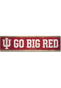 Indiana Hoosiers 1.5x6 Wood Magnet