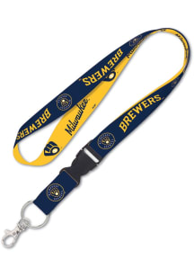 Milwaukee Brewers Reversable Lanyard - Navy Blue