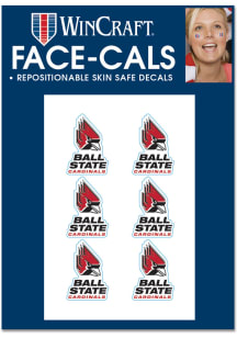 Ball State Cardinals 6 Pack Tattoo