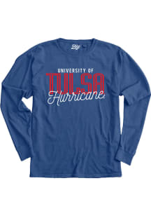 Tulsa Golden Hurricane Womens Blue Amaze Me LS Tee