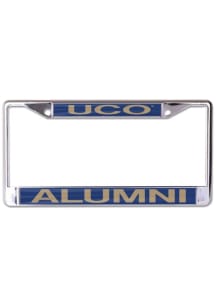 Central Oklahoma Bronchos Alumni Inlaid License Plate Frame - Blue