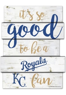 Kansas City Royals birch Sign - Blue