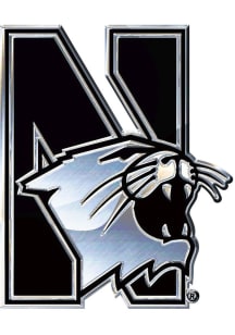 Northwestern Wildcats Chrome Finish Car Emblem - Purple