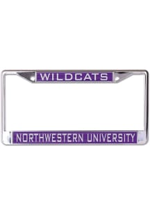 Northwestern Wildcats Metallic License Plate Frame - Purple
