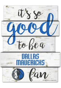 Dallas Mavericks birch Sign - Blue
