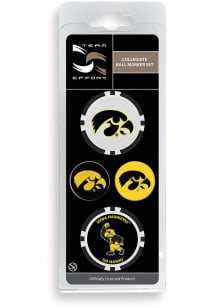 Iowa Hawkeyes 4 Pack Set Golf Ball Marker