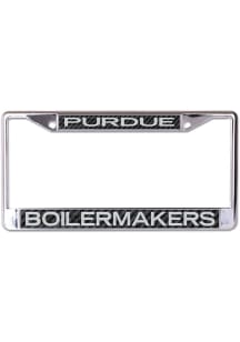 Purdue Boilermakers Printed Metallic License Plate Frame - Black