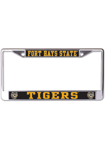Fort Hays State Tigers Printed Metallic License Plate Frame - Gold