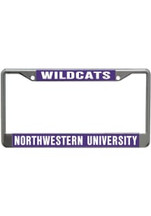Northwestern Wildcats Printed Metallic License Plate Frame - Green