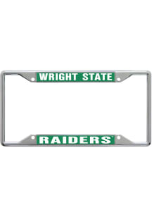 Wright State Raiders Printed Metallic License Plate Frame - Green