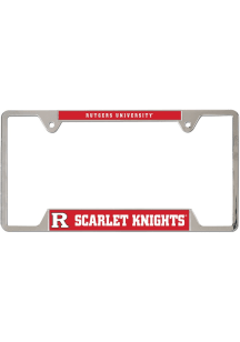 Rutgers Scarlet Knights Metallic Inlaid License Plate Frame - Red