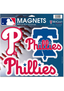 Philadelphia Phillies 11x11 3 Pack Magnet