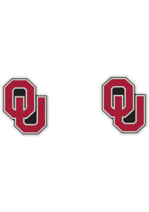 Oklahoma Sooners Logo Post Womens Earrings