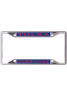 Tulsa Golden Hurricane Metallic Inlaid License Plate Frame - Blue