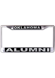 Oklahoma Sooners Alumni License Plate Frame - Silver