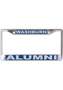 Washburn Ichabods Alumni Metallic License Plate Frame - Blue