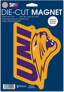 Northern Iowa Panthers 6.25x9 Car Magnet - Purple
