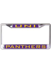 Northern Iowa Panthers Mirror License Plate Frame - Purple