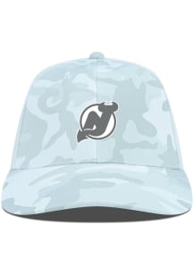 Levelwear New Jersey Devils Clash 3D Patch Adjustable Hat - White