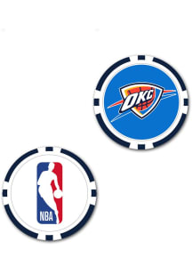 Oklahoma City Thunder 2-Sided Poker Chip Golf Ball Marker
