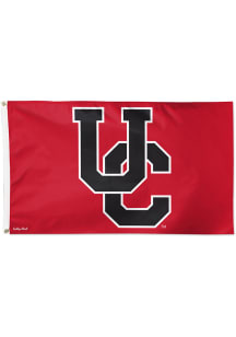 Cincinnati Bearcats 3x5 ft Silk Screen Grommet Flag - Red
