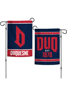 Duquesne Dukes 12x18 inch 2 Sided Garden Flag - Blue