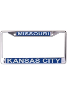 Kansas City Inlaid License Plate Frame - Blue