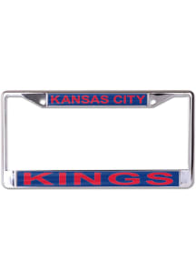 Kansas City Kings Inlaid License Plate Frame - Blue