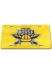 Northern Kentucky Norse Yellow Team Color Acrylic Car Accessory License Plate