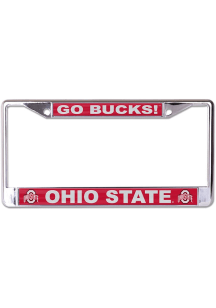Ohio State Buckeyes Inlaid Design License Plate Frame - Red
