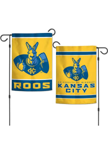UMKC Roos 12x18 inch 2 Sided Garden Flag - Blue