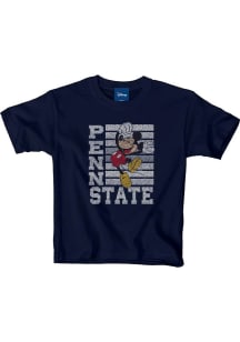 Blue 84 Penn State Nittany Lions Youth Navy Blue Mickey Big Hooray Short Sleeve T-Shirt