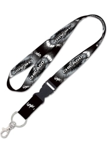 Chicago White Sox Tie Dye Lanyard - Black