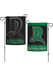 Dayton Dragons 12x18 2 Sided Garden Flag - Black