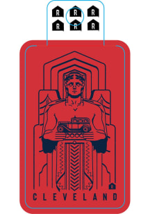 Cleveland Guardian Red Stickers - Red
