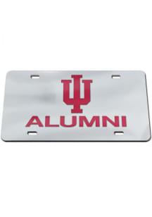 Indiana Hoosiers Red Alumni Acrylic Car Accessory License Plate